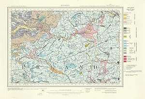 Rothbury - Geological survey of Great Britain (England and Wales). Drift edition. Sheet 9