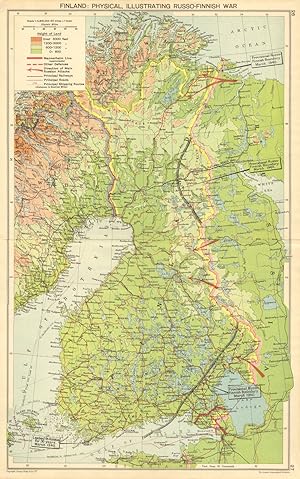 Finland: Physical, Illustrating Russo-Finnish war