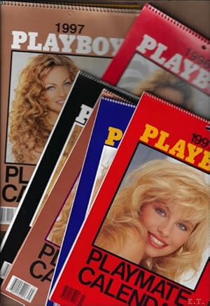 Bild des Verkufers fr Playboy Playmate Calendar 1991+1992+1993+1995+1996+1997+1998 zum Verkauf von BOOKSELLER  -  ERIK TONEN  BOOKS