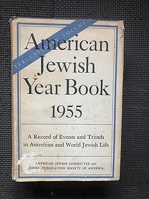 Seller image for American Jewish Year Book; Vol. 56; 1955 for sale by Cragsmoor Books