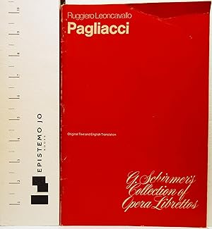 Imagen del vendedor de Pagliacchi: Opera in Two Acts a la venta por Epistemo Jo Books