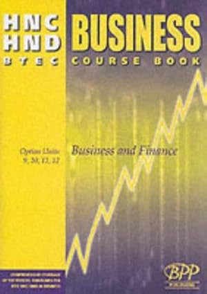 Immagine del venditore per Business Course Book (HNC HND business) venduto da WeBuyBooks