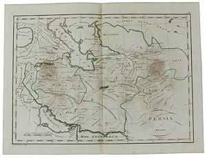 PERSIA ET MEDIA tratta da "Tabulae geographicae orbis veteribus noti", circa 1820 - Carta geograf...