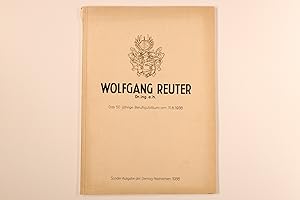 DAS 50-JÄHRIGE BERUFSJUBILÄUM AM 11. 6.1938. Sonder-Ausgabe der Demag-Nachrichten 1938