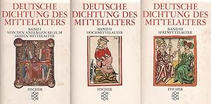 Bild des Verkufers fr Deutsche Dichtung des Mittelalters; 3 Bnde zum Verkauf von Schrmann und Kiewning GbR