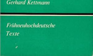 Seller image for Frhneuhochdeutsche Texte. Ausgew. u. eingel.: for sale by Schrmann und Kiewning GbR