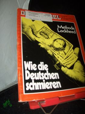 Bild des Verkufers fr 19/1976 Wie die Deutschen schmieren zum Verkauf von Antiquariat Artemis Lorenz & Lorenz GbR