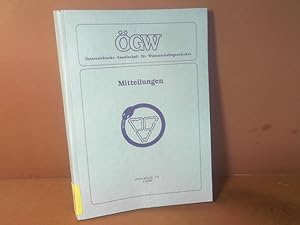 Bild des Verkufers fr Mitteilungen der sterreichischen Gesellschaft fr Wissenschaftsgeschichte, Jg. 18, 1998. zum Verkauf von Antiquariat Deinbacher