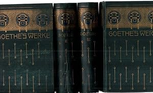 Imagen del vendedor de Goethes Werke. Auswahl in sechzehn Bnden. Mit einer biographischen Einleitung von Heinrich Stiehler. a la venta por Leonardu