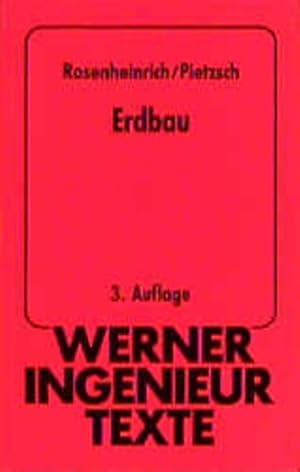 Erdbau. Werner-Ingenieur-Texte; Bd. 79,