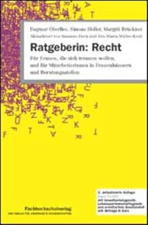 Bild des Verkufers fr Ratgeberin Recht: Fr Frauen, die sich trennen wollen, und fr Mitarbeiterinnen in Frauenhusern und Beratungsstellen zum Verkauf von Studibuch