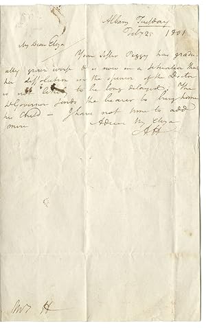 Alexander Hamilton Writes to His Beloved Wife, Eliza, About the Deteriorating Health of Her Young...