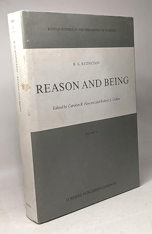 Imagen del vendedor de Reason and Being / Boston studies in the philosophy of science VOLUME 17 a la venta por crealivres