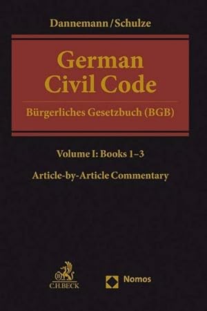 Seller image for German Civil Code Volume I: Books 1-3: §§ 1-1296 (Beck international) : Books 1-3: §§ 1-1296 for sale by AHA-BUCH