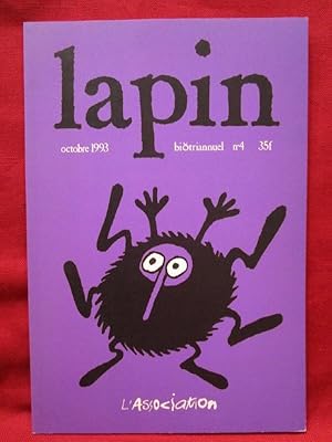 Bild des Verkufers fr Revue Lapin n4, octobre 1993. zum Verkauf von Librairie Diogne SARL
