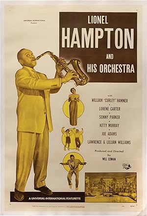 Seller image for Lionel Hampton and HisOrchestra (Original poster for the 1949 short film) for sale by Royal Books, Inc., ABAA