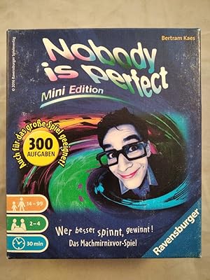 Nobody is perfect - Mini Edition [Wissensspiel]. Achtung: Nicht geeignet für Kinder unter 3 Jahren.