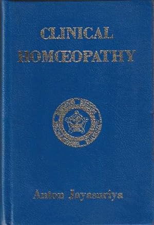 Seller image for Clinical Homoeopathy for sale by Goulds Book Arcade, Sydney