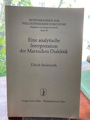Seller image for Eine analytische Interpretation der Marxschen Dialektik. for sale by Antiquariat Thomas Nonnenmacher