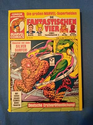 Die fantastischen Vier Comic-Taschenbuch 4. Condor Marvel Comics.