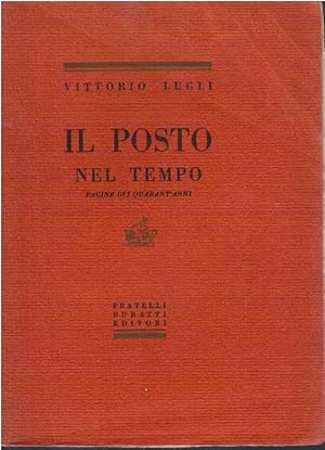 Il posto nel tempo pagine dei quarant'anni