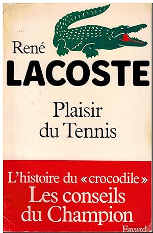 Imagen del vendedor de Plaisir du tennis a la venta por Books di Andrea Mancini