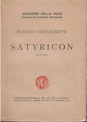 Satyricon 1918-1921