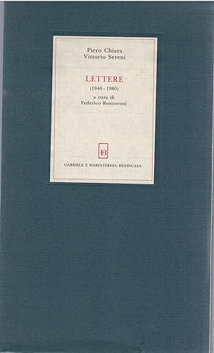 Seller image for Lettere (1946-1980) for sale by Books di Andrea Mancini