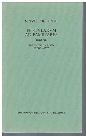 Epistularum ad familiares liber XIII