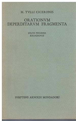 Orationum deperditarum fragmenta