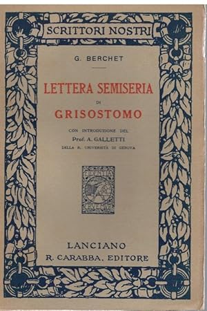 Lettera semiseria di Grisostomo