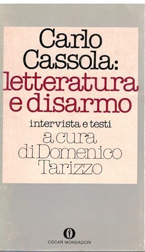 Letteratura e disarmo