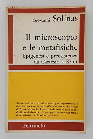 Immagine del venditore per Il microscopio e le metafisiche venduto da FABRISLIBRIS