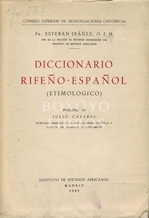 Diccionario rifeño-español (Etimológico). Prólogo de Julio Casares