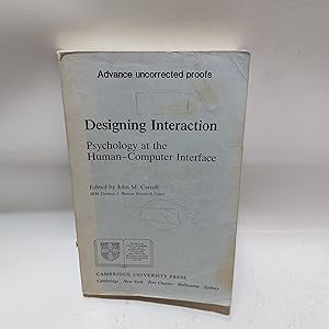 Bild des Verkufers fr Designing Interaction: Psychology at the Human-Computer Interface zum Verkauf von Cambridge Rare Books
