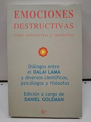 Seller image for Emociones destructivas: Cmo entenderlas y superarlas (Spanish Edition) for sale by LIBRERA MATHILDABOOKS