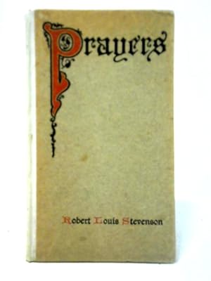 Imagen del vendedor de Prayers: Written at Vailima a la venta por World of Rare Books