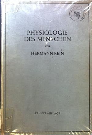 Imagen del vendedor de Einfhrung in die Physiologie des Menschen. a la venta por books4less (Versandantiquariat Petra Gros GmbH & Co. KG)