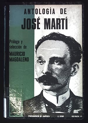 Imagen del vendedor de Antologia de Jose Marti. a la venta por books4less (Versandantiquariat Petra Gros GmbH & Co. KG)