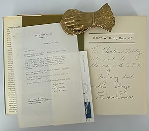Seller image for ONE CRISIS AFTER ANOTHER' - 1962 WHITE HOUSE LETTER ABOUT JFK LAID IN - "Johnny we Hardly Knew Ye" Memories of John Fitzgerald Kennedy "Johnny we Hardly Knew Ye" Memories of John Fitzgerald Kennedy for sale by Christian White Rare Books Ltd