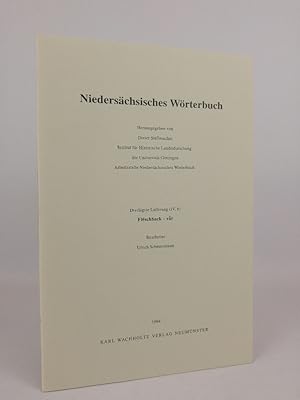 Bild des Verkufers fr Niederschsisches Wrterbuch. Lieferung 30 (IV, 6): Fleschback - vr. zum Verkauf von ANTIQUARIAT Franke BRUDDENBOOKS