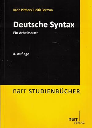 Seller image for Deutsche Syntax. Ein Arbeitsbuch (Narr Studienbcher) for sale by Paderbuch e.Kfm. Inh. Ralf R. Eichmann