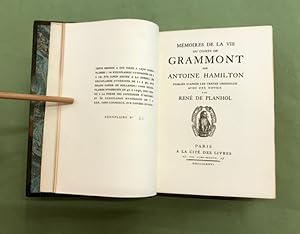 Mémoires de la vie du comte de Grammont. Publiés d'après les textes originaux avec une notice par...