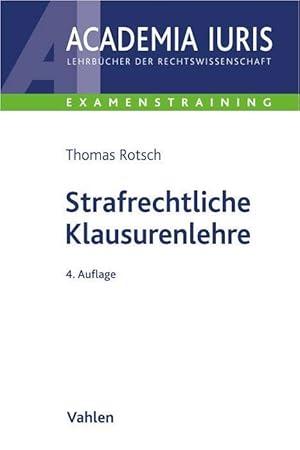 Seller image for Strafrechtliche Klausurenlehre for sale by moluna