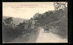 Carte postale Ax-les-Thermes, Village d`Ascou, Vue prise de l`Est