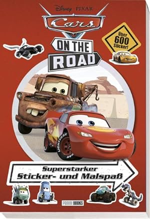 Bild des Verkufers fr Disney PIXAR Cars On The Road: Superstarker Sticker- und Malspa : Sticker- und Malblock zum Verkauf von Smartbuy