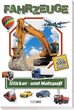 Bild des Verkufers fr Fahrzeuge: Sticker- und Malspa : Sticker- und Malblock zum Verkauf von Smartbuy