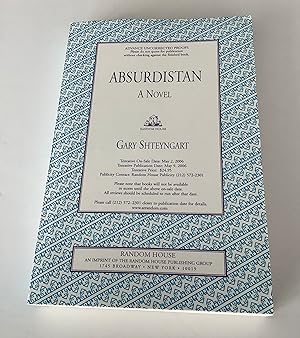 Immagine del venditore per Absurdistan (Uncorrected Proof Copy) venduto da Brothers' Fine and Collectible Books, IOBA
