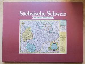 Sächsische Schweiz - 13 schöne alte Karten. Mappe mit Begleitheft.