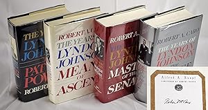 Seller image for The Years of Lyndon Johnson: The Path to Power; Means of Ascent; Master of the Senate; The Passage of Power (4 volumes, all first editions, one signed by Caro) for sale by Sequitur Books